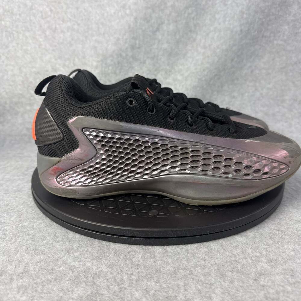 Adidas Anthony Edwards 1 Low Mens Iron Metallic Core Black Men's Size 7